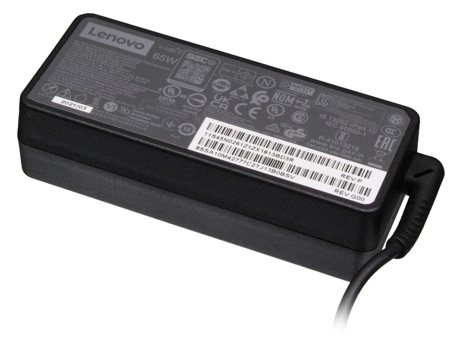 Lenovo AC Adapter 3.25A includes power cable - Netzteil - 65.000 W