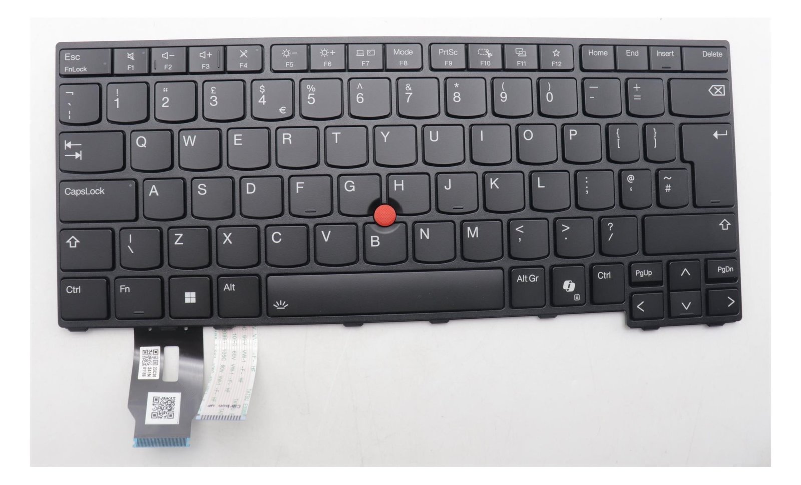 Lenovo Chicony - Ersatztastatur Notebook - mit Trackpoint - TL: UK, QWERTY