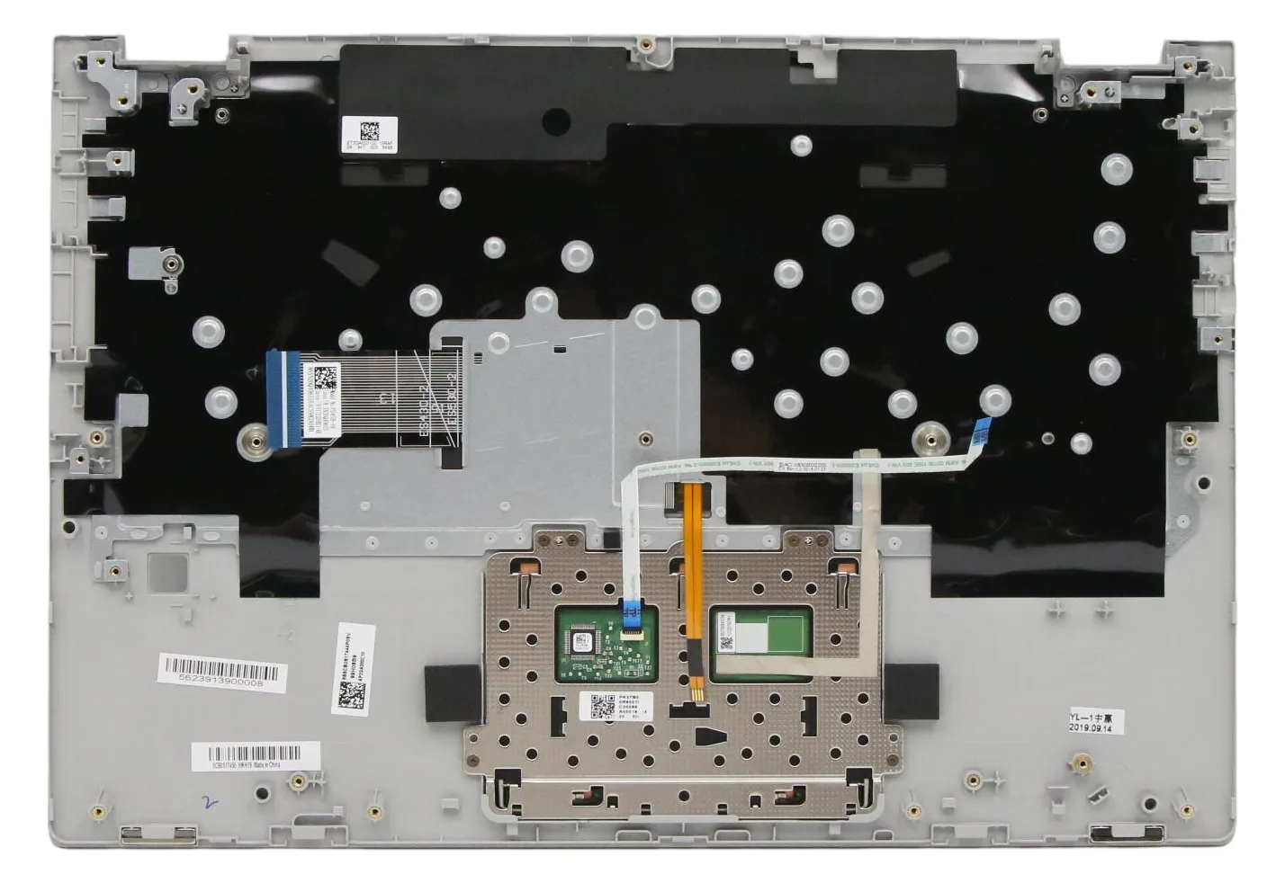 Lenovo Cover Upper Case 81N6 PLGRY NFPNBL - Tastatur - TL: Deutsch, QWERTZ, Ansicht 2