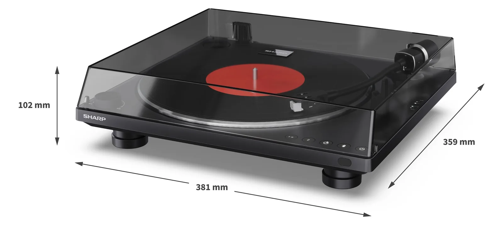 Sharp RP-TT100 schwarz, Ansicht 3