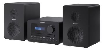 Sharp TOKYO DAB+ HI-FI Micro System - Heim-Audio-Mikrosystem - Schwarz - 40 W - 2-Wege - Kabellos - DAB - FM