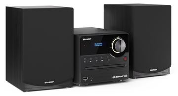 Sharp XL-B517D - Heim-Audio-Mikrosystem - Schwarz - 1 Disks - 45 W - Voller Bereich - 60 - 20000 Hz von LumaTech