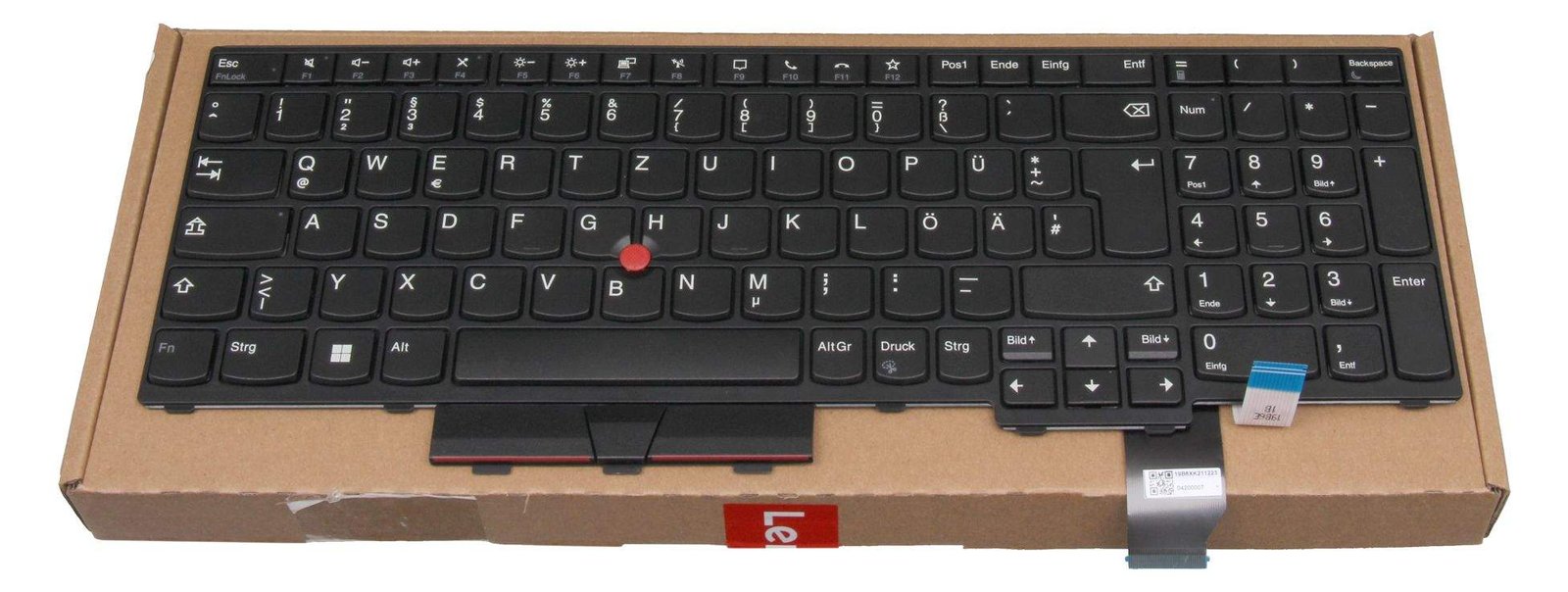 Lenovo Keyboard Black GER 5N20X22855