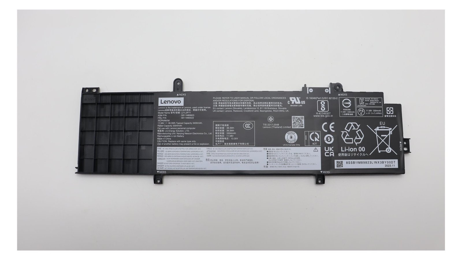 Lenovo Laptop-Batterie - Lithium-Ionen - 3 Zellen