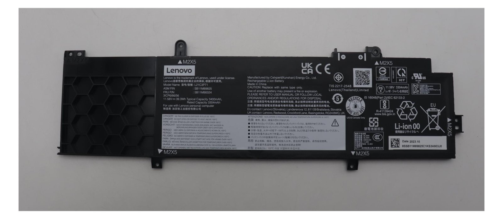 Lenovo Laptop-Batterie - Lithium-Ionen - 3 Zellen