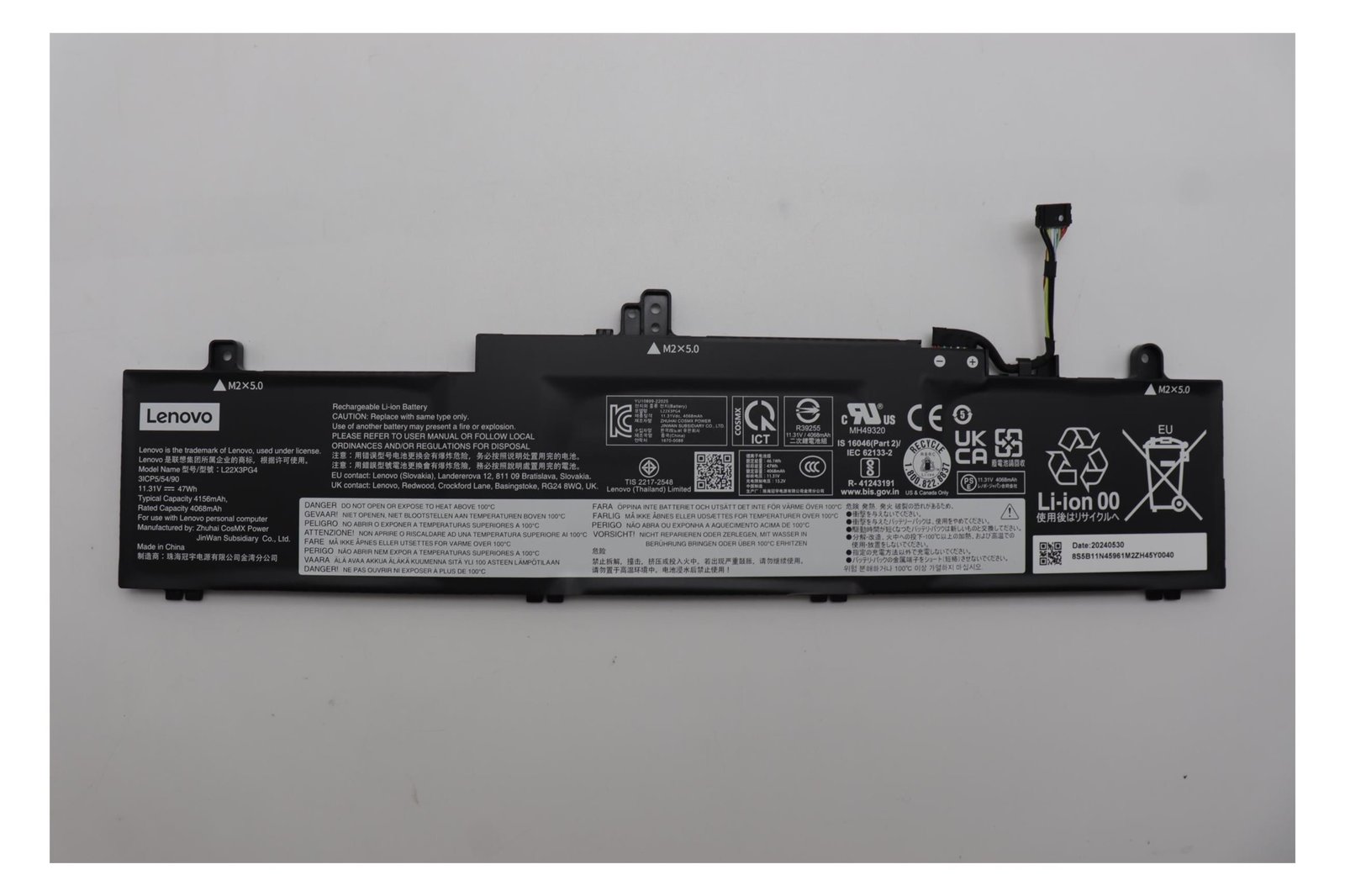 Lenovo Laptop-Batterie - Lithium-Ionen - 3 Zellen