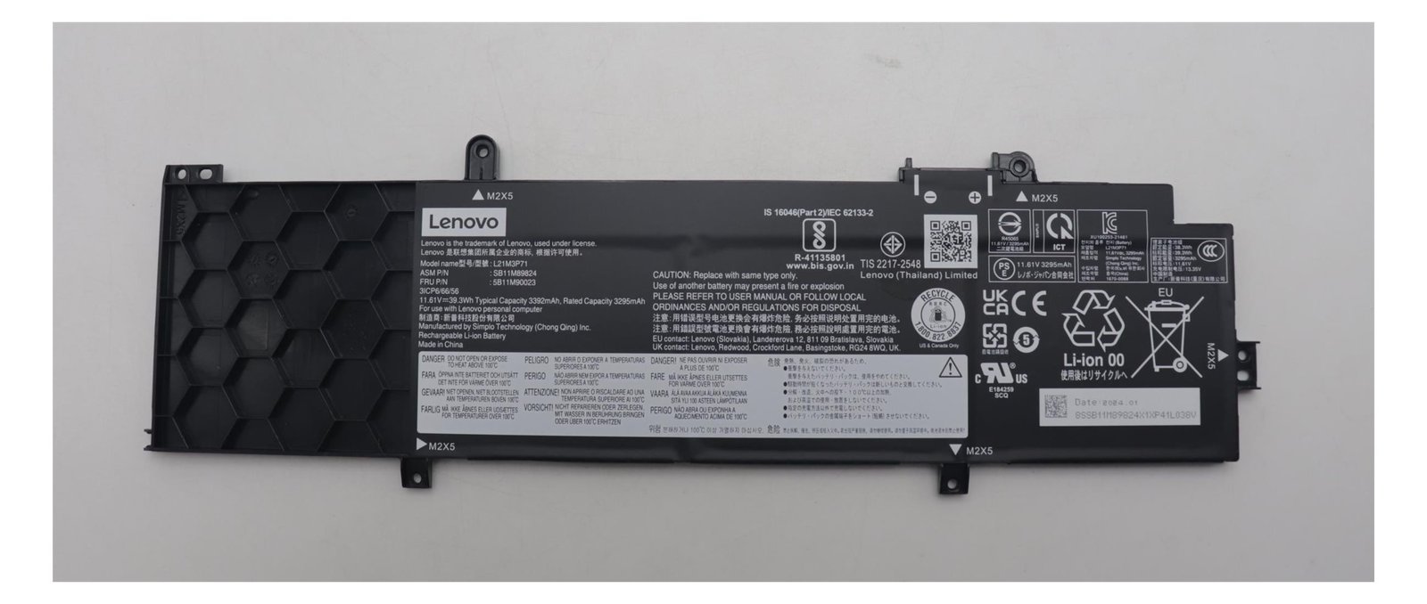 Lenovo Laptop-Batterie - Lithium-Ionen - 3 Zellen