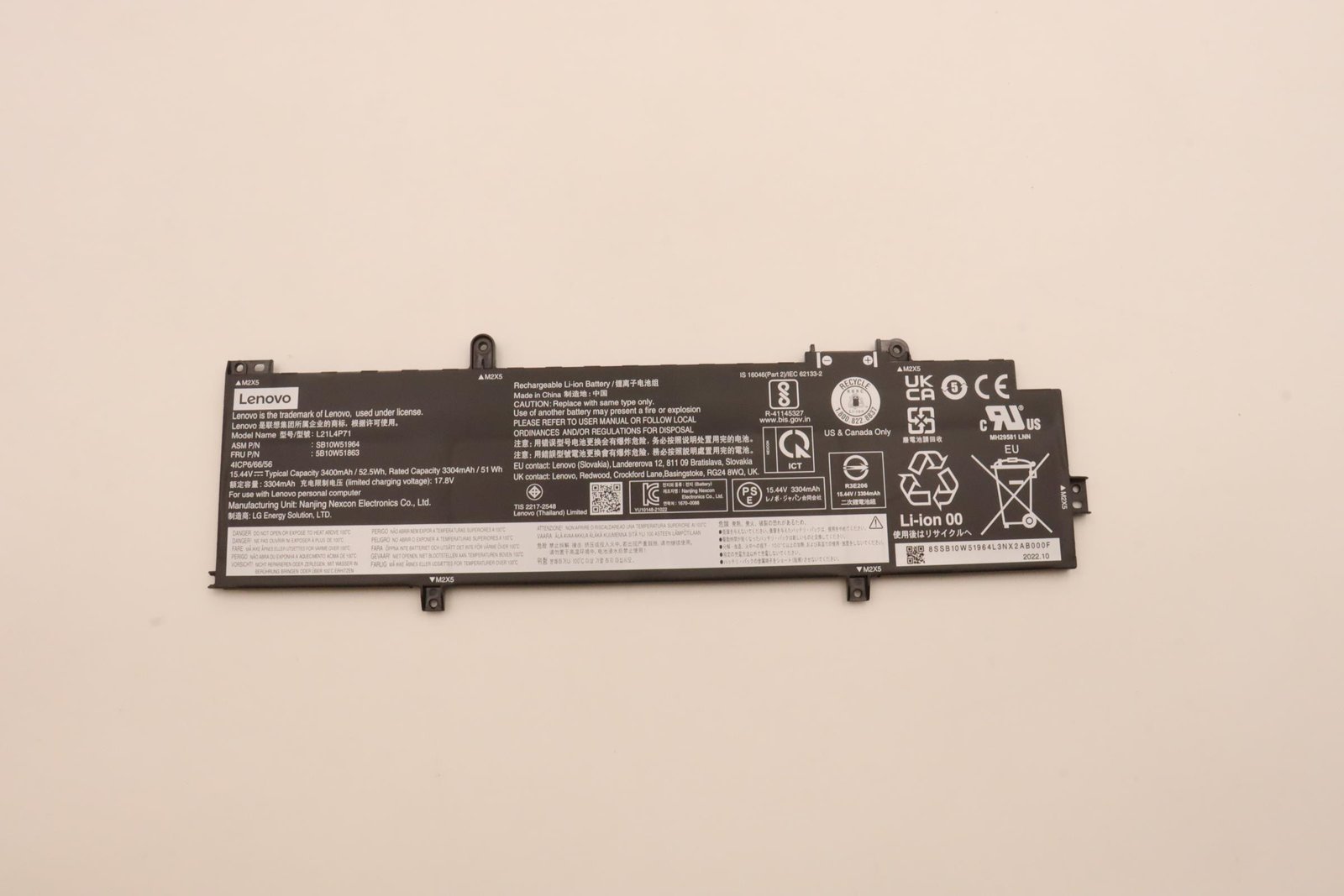 Lenovo Laptop-Batterie - Lithium-Ionen - 4 Zellen