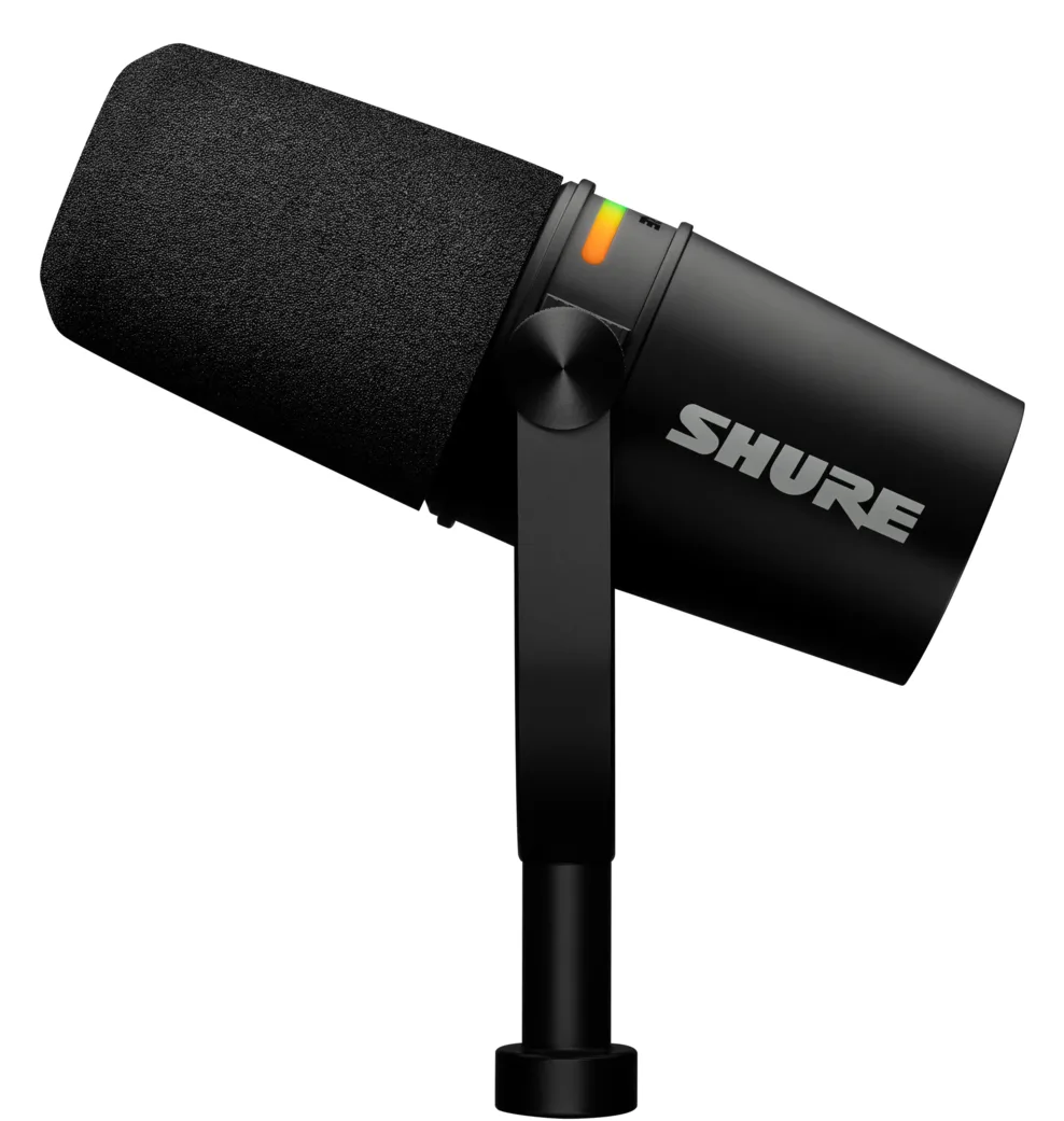 Shure MV7+-K - Mikrofon - 3-poliger XLR, USB, Ansicht 4