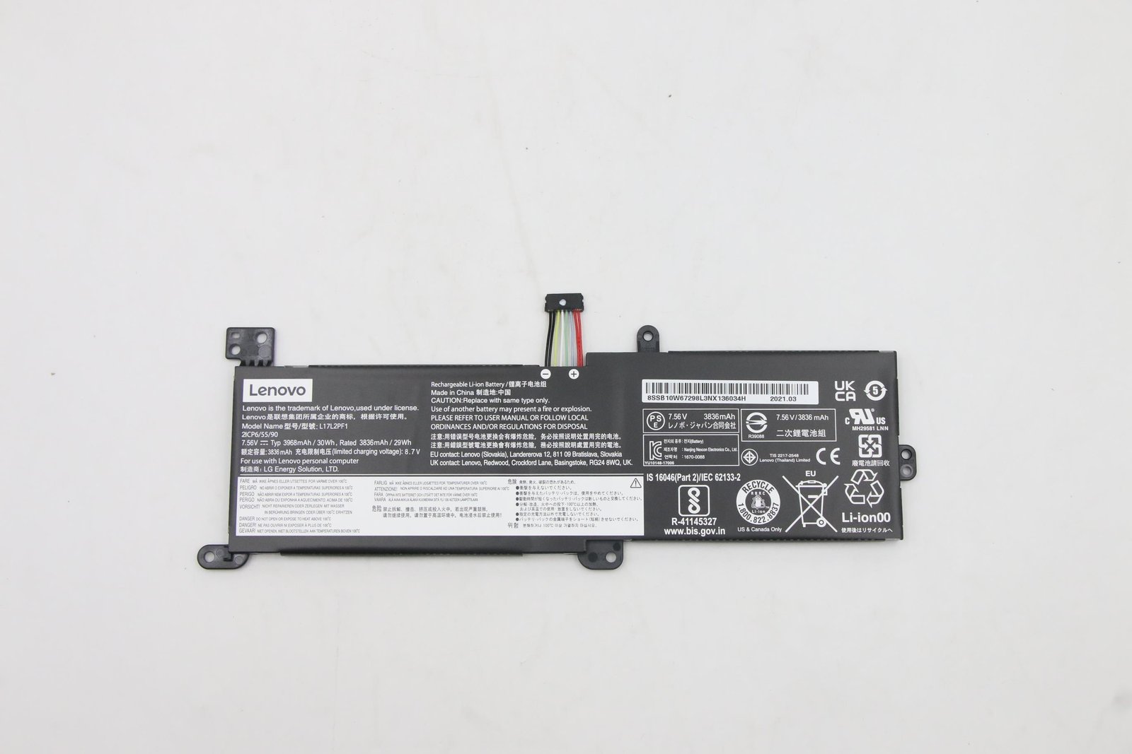 Lenovo LG Energy Solution - Laptop-Batterie - Lithium-Ionen