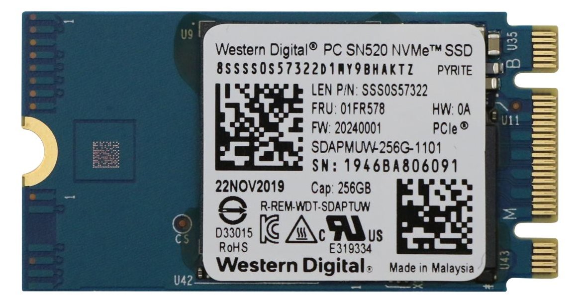 Lenovo M.2 PCIe NVMe solid-state drive