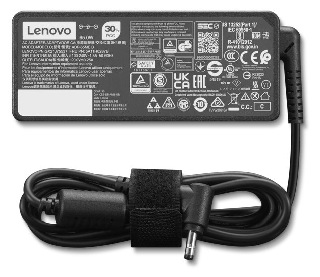 Lenovo Netzteil - Wechselstrom 100-240 V - 65 Wh