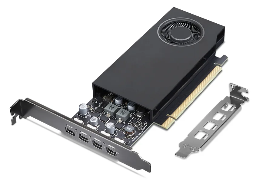 Lenovo NVIDIA RTX A1000 - Grafikkarten - RTX A1000 - 8 GB GDDR6, Ansicht 2