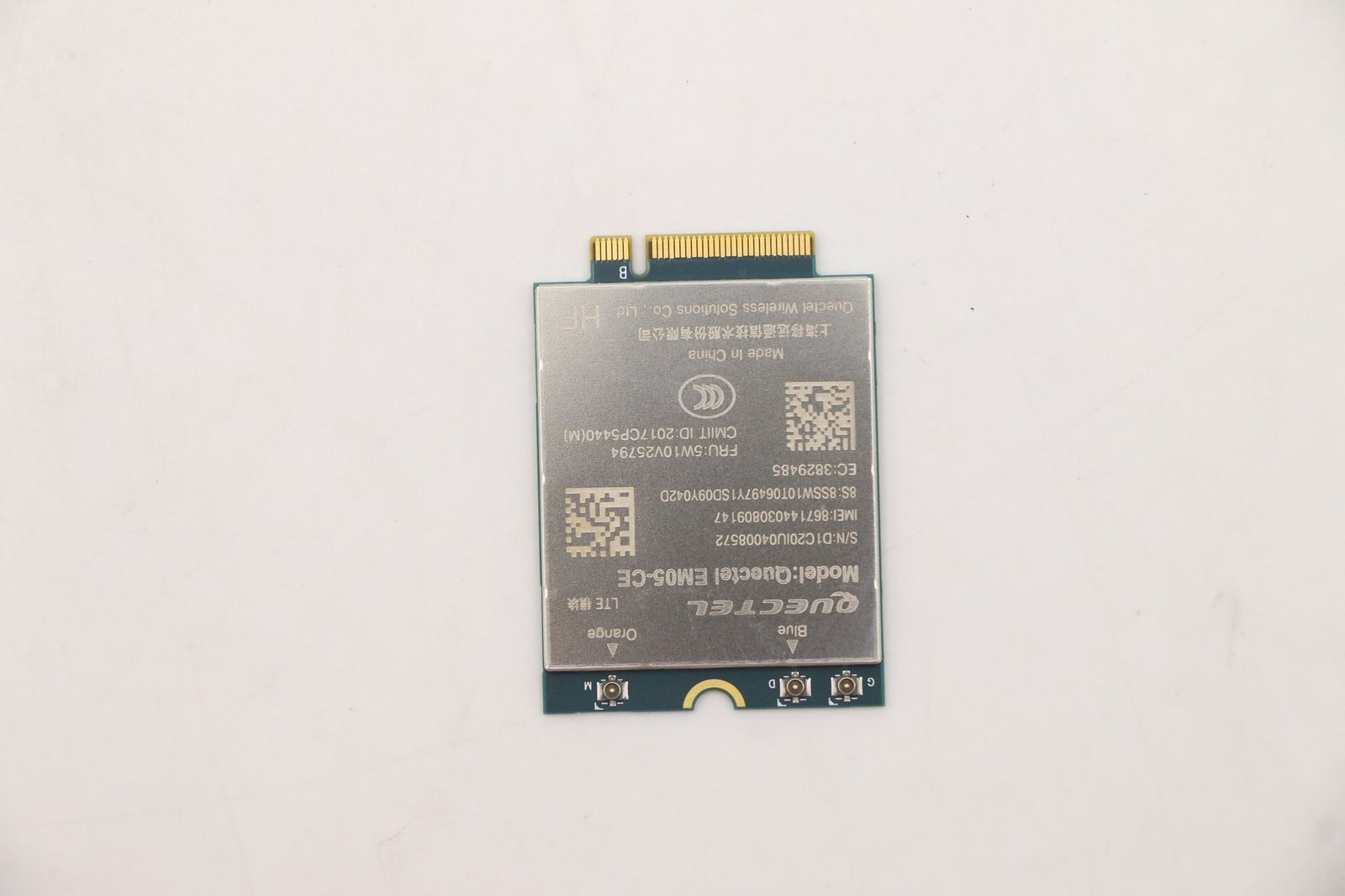 Lenovo Quectel EM05-CE - Drahtloses Mobilfunkmodem - 4G LTE - M.2 Card - für (WWAN upgradable)