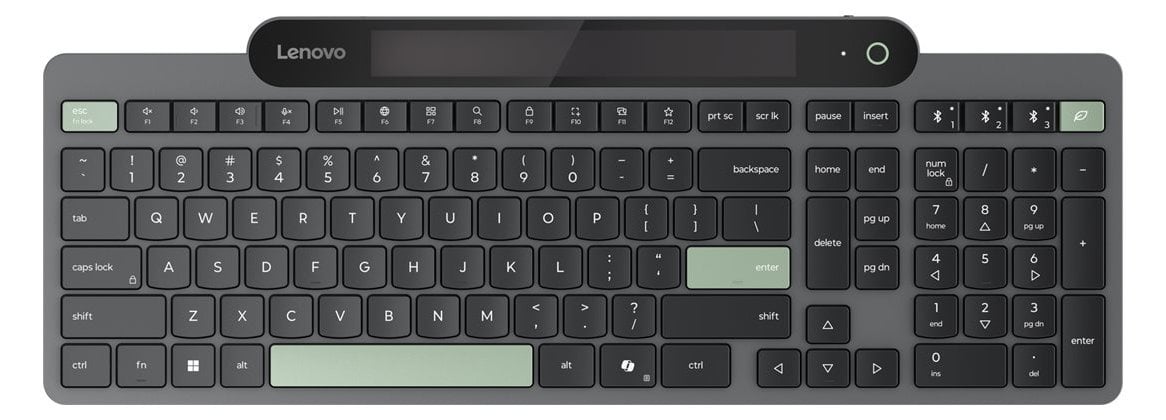 Lenovo Self-Charging Bluetooth Keyboard - Tastatur - Bluetooth - TL: Deutsch, QWERTZ