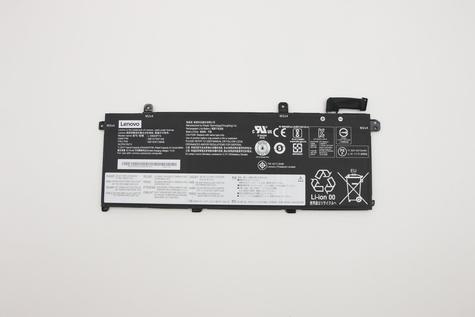 Lenovo Simplo - Laptop-Batterie - Lithium-Ionen - 3 Zellen