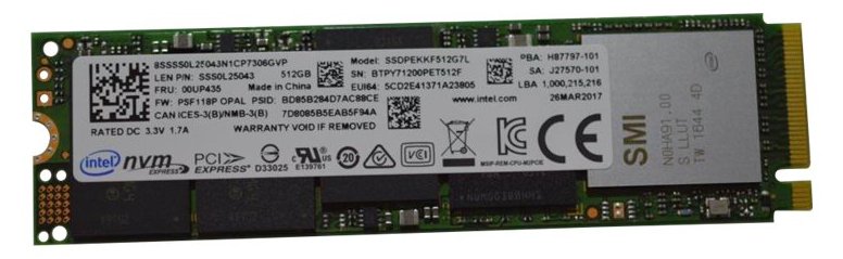 Lenovo SSD 512 GB M.2 2280 PCIe3x4 (00UP435)