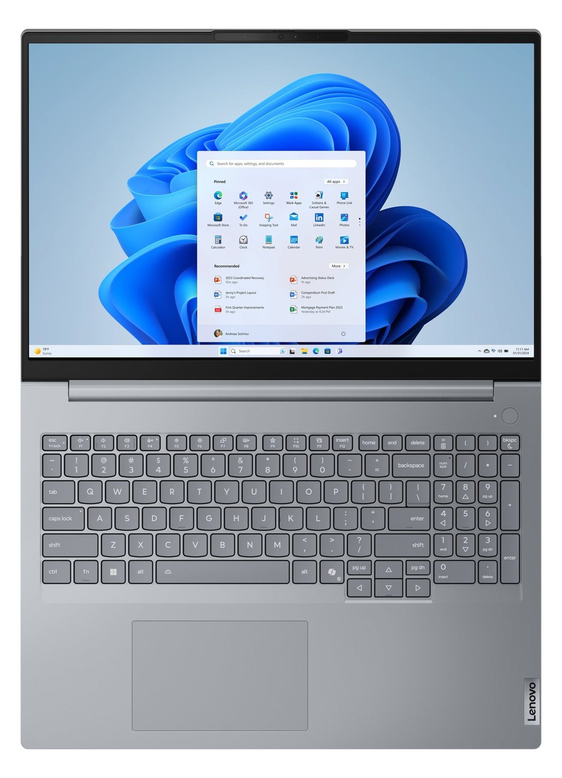 Lenovo ThinkBook 16 G8 IAL 21SK - Intel Core Ultra 5 225U - 32 GB RAM - 1 TB NVMe - 16 - TL: Deutsch, QWERTZ
