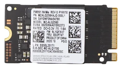 Lenovo ThinkPad 256GB M.2 2242 PCIe NVMe 3x4, Ansicht 2