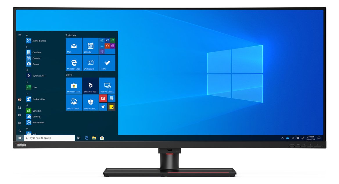 Lenovo ThinkVision P40w-20 - LED-Monitor - gebogen - 101.6 cm (40)