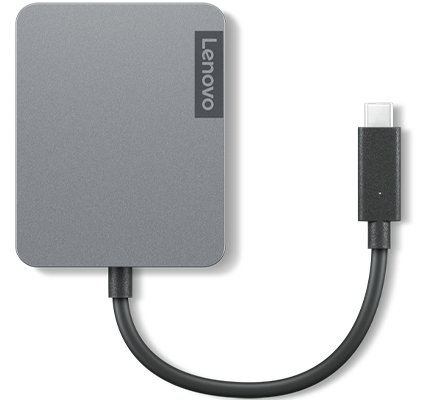 Lenovo USB-C Travel Gen2 - Hub - 1 x VGA + 1 x HDMI + 1 x 1Gb Ethernet + 1 x SuperSpeed USB