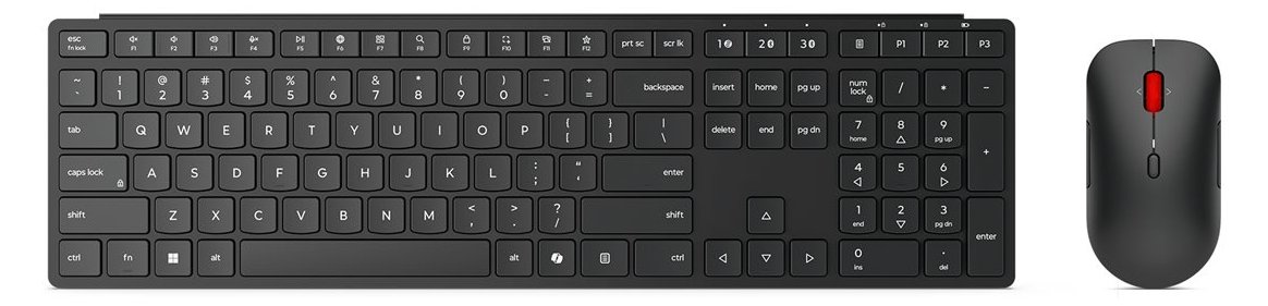 Lenovo Wireless Multi-Mode Pro Combo Keyboard and - TL: Deutsch, QWERTZ
