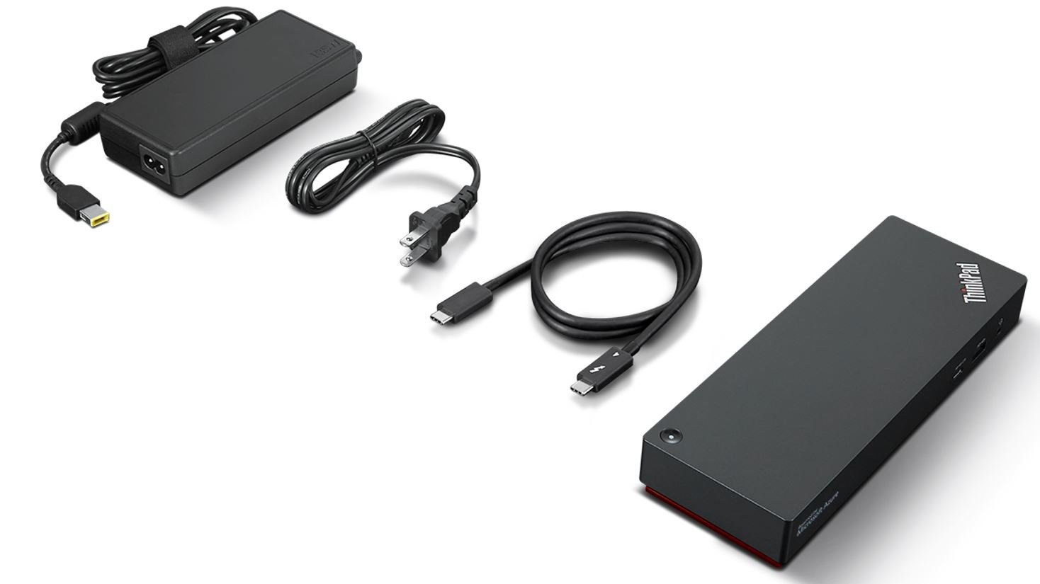 Lenovo ThinkPad Universal Thunderbolt 4 Smart Dock, Kabelgebunden, Thunderbolt 4, 3,5 mm, Schwarz, 40 Gbit/s, 60 Hz