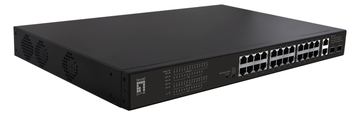 LevelOne FGP-2831 - Unmanaged - Fast Ethernet (10/100) - Power over Ethernet (PoE) - Rack-Einbau - 1U von LumaTech