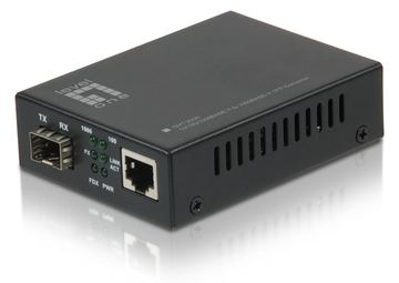 LevelOne GVT-2000 - Medienkonverter - GigE - 10Base-T, 100Base-TX, 1000Base-T, 1000Base-X - RJ-45 / SFP (mini-GBIC) von LumaTech
