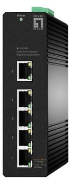 LevelOne Hilbert IGS-2105 - Switch - industriell, leicht - managed - 4 x 10/100/1000 + 1 x 10/100/1000 (Uplink) von LumaTech