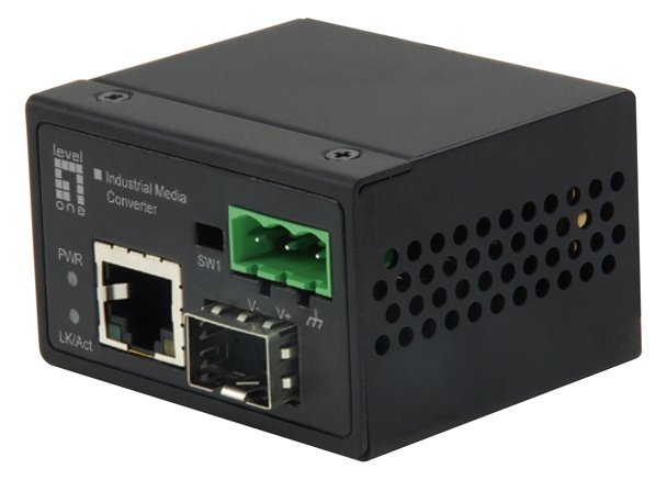 LevelOne IEC-4000 - Medienkonverter - 100Mb LAN - 10Base-T, 100Base-X, 100Base-TX - RJ-45 / SFP (mini-GBIC)