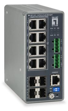 LevelOne IGP-1271 - Switch - L3 Lite - managed - 8 x 10/100/1000 (PoE+) von LumaTech