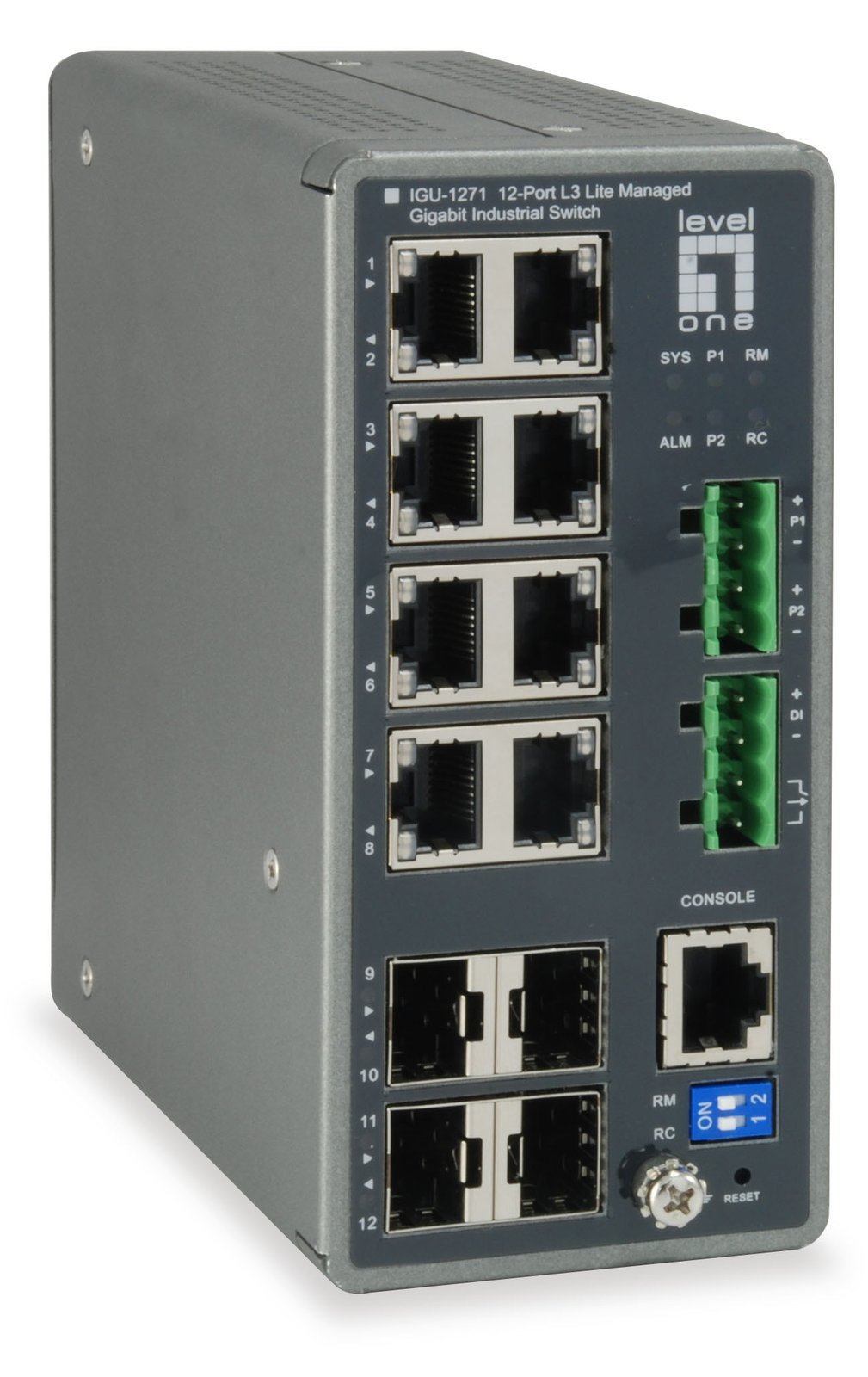 LevelOne IGU-1271 - Switch - L3 Lite - managed