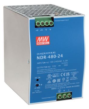 LevelOne ind. Netzteil POW-2462 24VDC 480W DIN-Schiene si von LumaTech