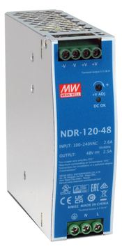 LevelOne ind. Netzteil POW-4842 48VDC 120W DIN-Schiene PoE von LumaTech