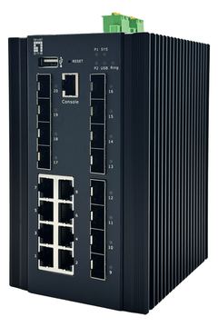 LevelOne Switch 20x GE IGX-2072 8x 1GbE 2.5GbE SFP+ sw - Switch - 1 Gbps von LumaTech