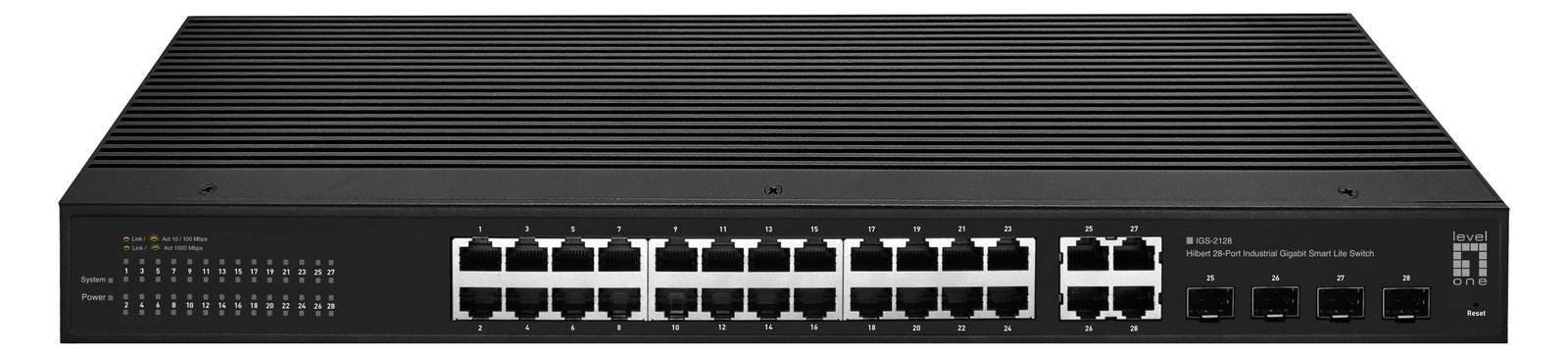 LevelOne Switch 28x GE IGS-2128 4xSFP 24xRJ45 Ports sw