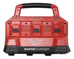 Milwaukee M18 PC6 Akku-Sechsfach-Schnellladegerät