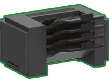 Lexmark 4-Bin Mailbox - Ausgabefach - 100 Blätter in 4 Schubladen (Trays) von LumaTech
