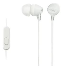 Sony MDR-EX15AP - EX Series - Ohrhörer mit Mikrofon - Weiß von LumaTech