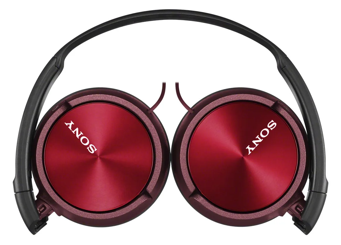 Sony MDR-ZX310AP - ZX Series - Kopfhörer mit Mikrofon - Rot, Ansicht 2