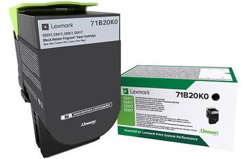 Lexmark X317 - Schwarz - Original - Tonerpatrone LCCP, LRP von LumaTech