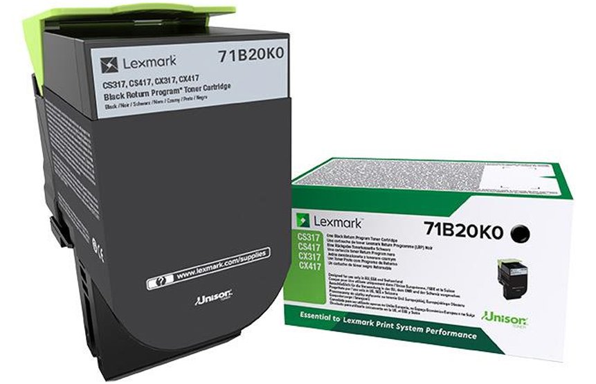 Lexmark X317 - Schwarz - Original - Tonerpatrone LCCP, LRP