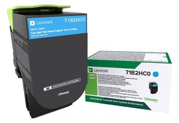 Lexmark X417 - Hohe Ergiebigkeit - Cyan - Original von LumaTech