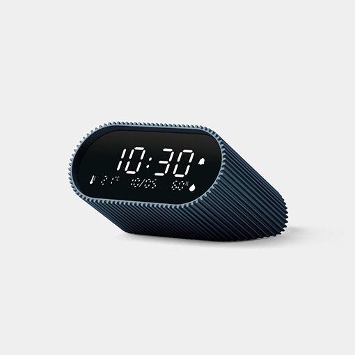 LEXON Ray Clock Wecker blau