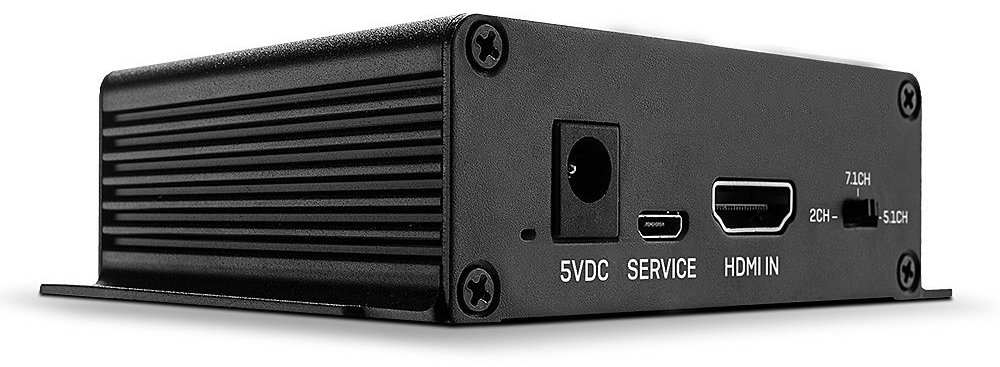 Lindy 18G - HDMI-Audiosignal-Extractor - Schwarz
