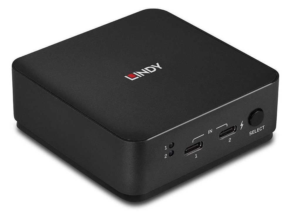 Lindy 2 Port Typ C Dual HDMI 4K60 KVM Switch - KVM-Umschalter - 2-Port