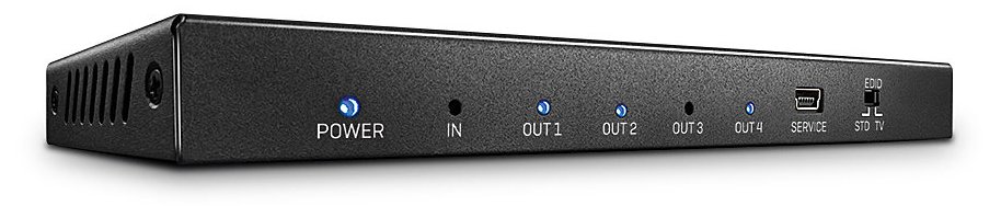 Lindy 4 Port HDMI 2.0 18G Splitter - Video-/Audio-Splitter