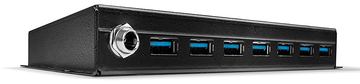 Lindy 7 Port Industrial USB 3.0 Hub - Hub - 7 x SuperSpeed USB 3.0 von LumaTech