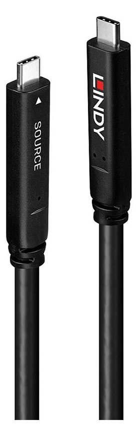 Lindy 8m USB 3.2 Gen 1 & DP 1.4 Typ C Hybrid Cable - Kabel - Digital/Daten von LumaTech